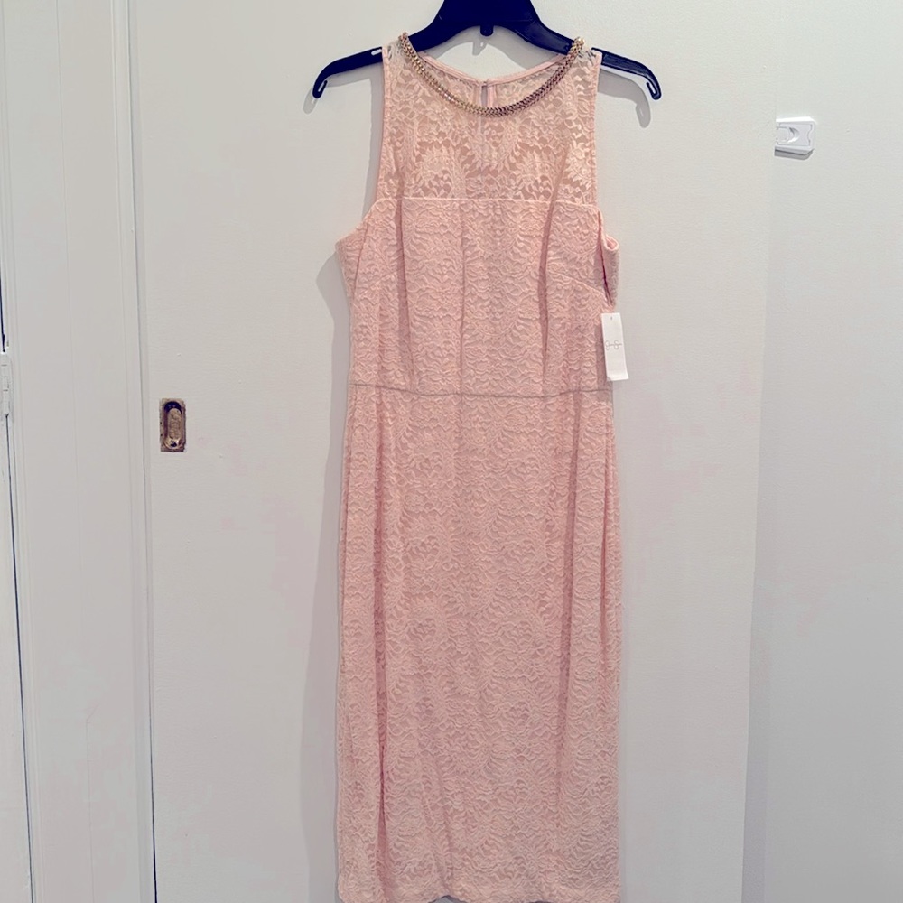 BRAND NEW: Pink Lace Jessica Simpson Dress 👗